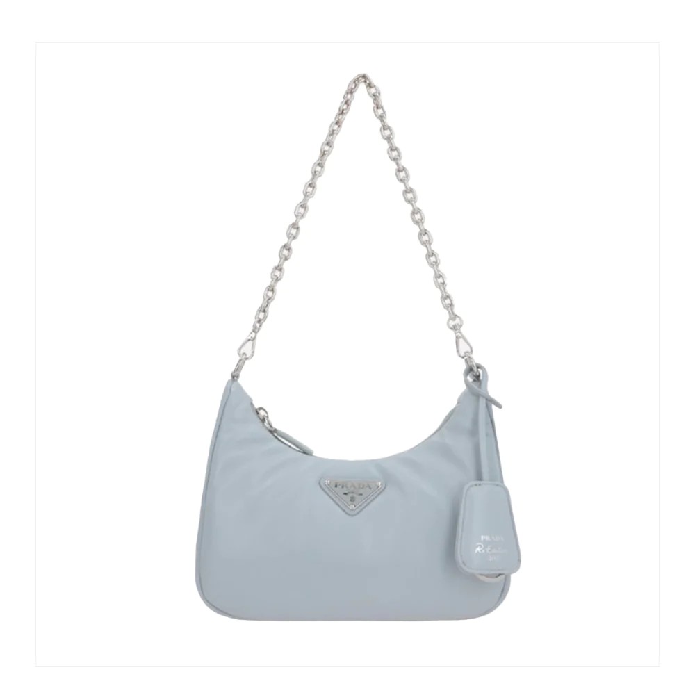 Re-Edition 2005 Nappa Soft Leather Bag Cornflower Blue