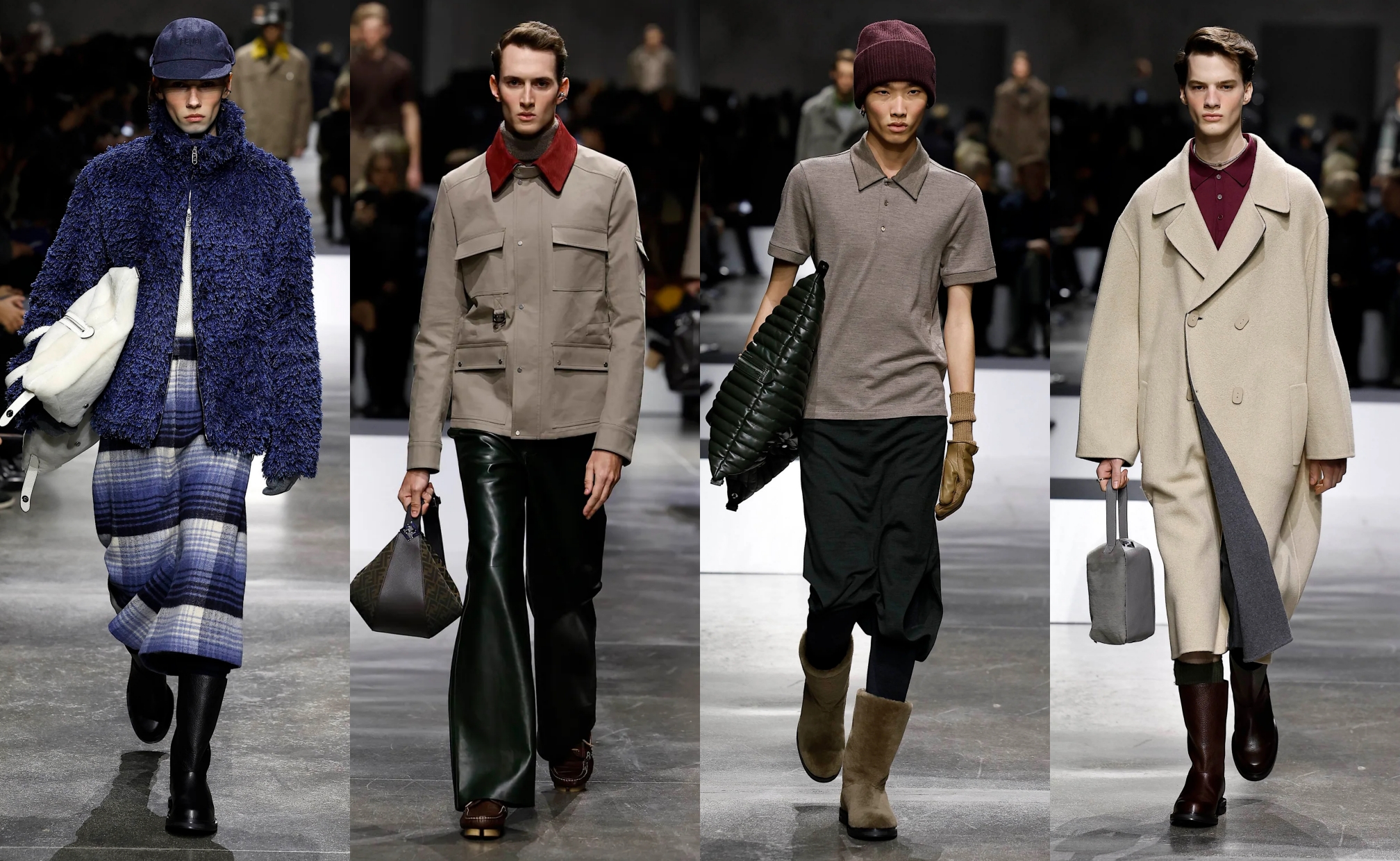 Koleksi Fendi di Milan Men's Fashion Week Fall/Winter 2024