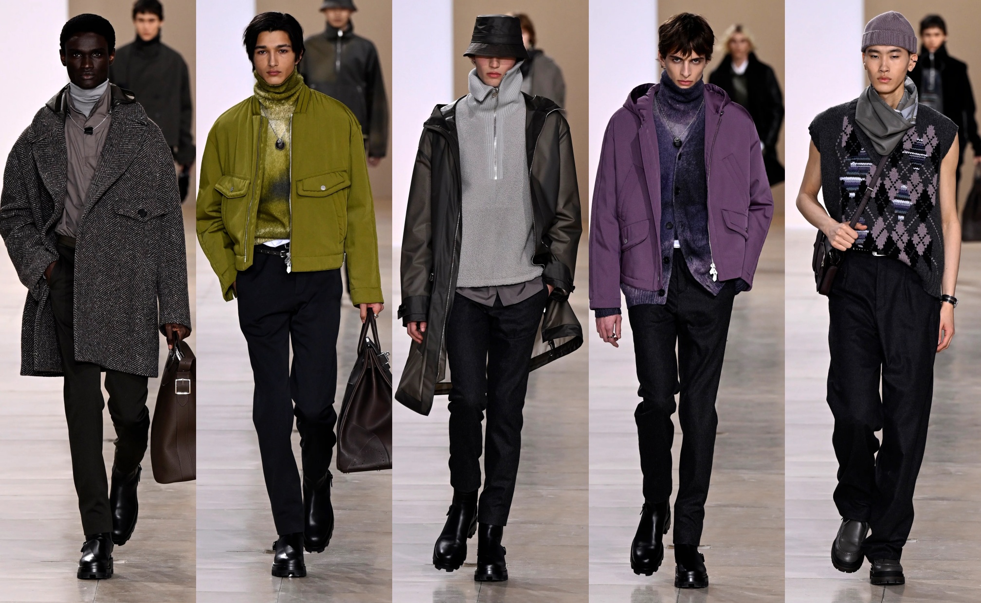 Koleksi Hermès di Paris Men's Fashion Week Fall/Winter 2024