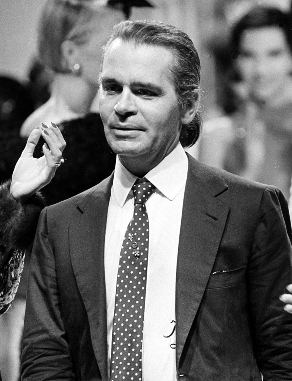 Karl Lagerfeld di tahun 1983