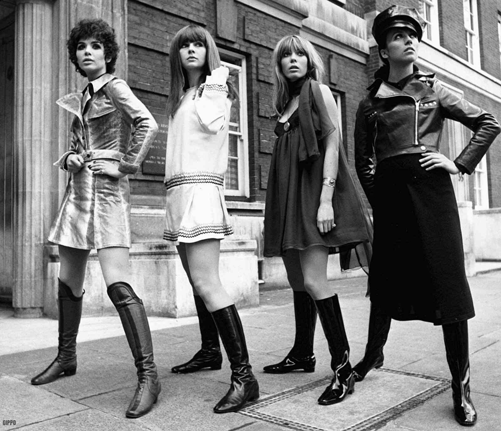 Tren sepatu boots wanita di tahun '60-an