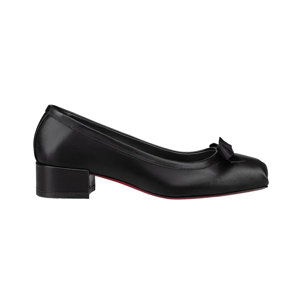 Mamaflirt 30 Nappa Leather Ballerina Pumps Black