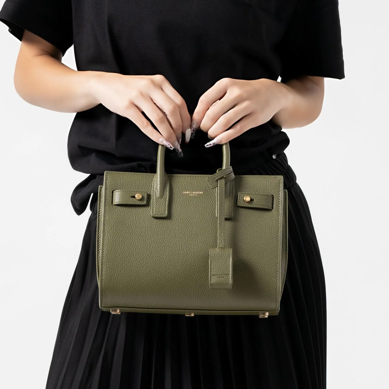 Classic Sac De Jour Supple Nano Grained Leather Loden Green Ghw