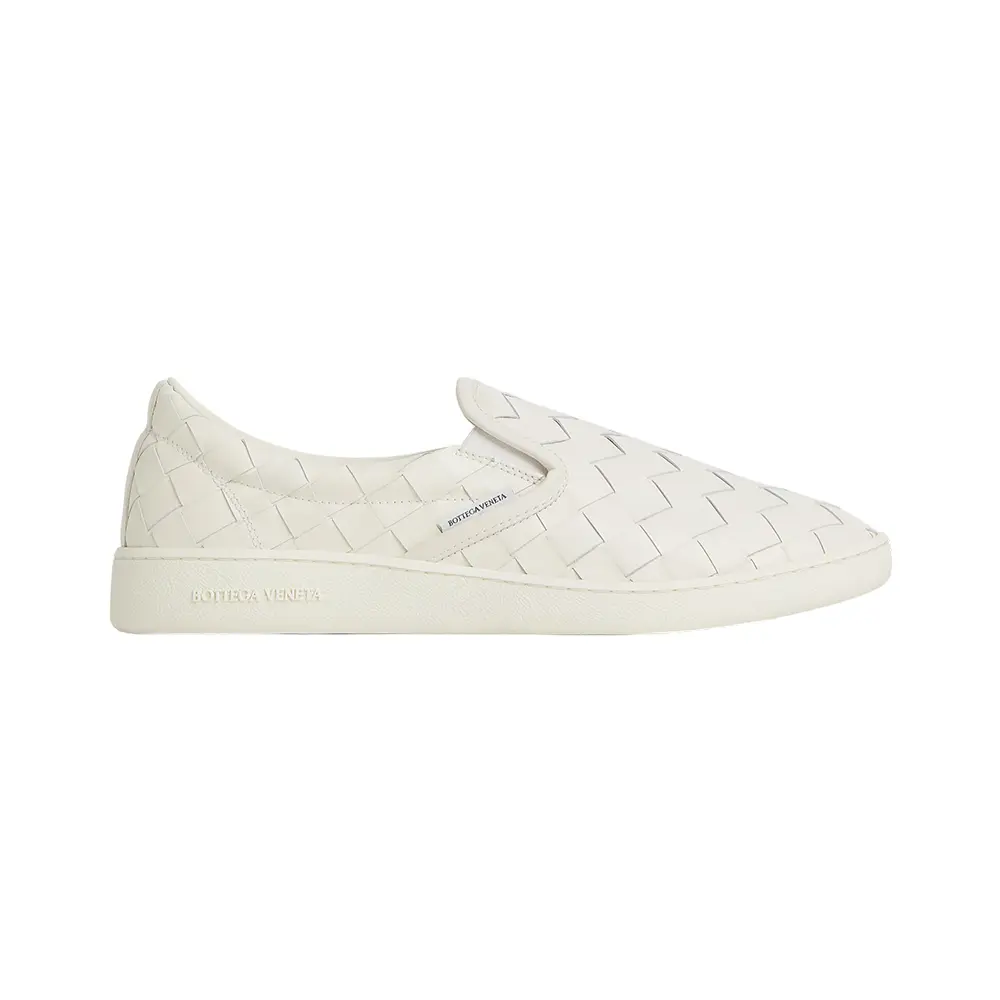 Bottega VenetaSawyer Slip On Sneakers Intrecciato Leather White