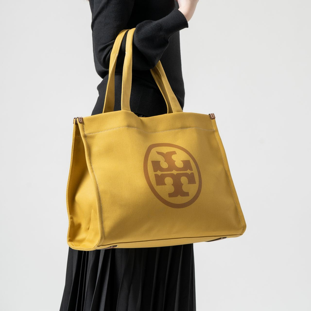 Ella Canvas Tote Bag Canary