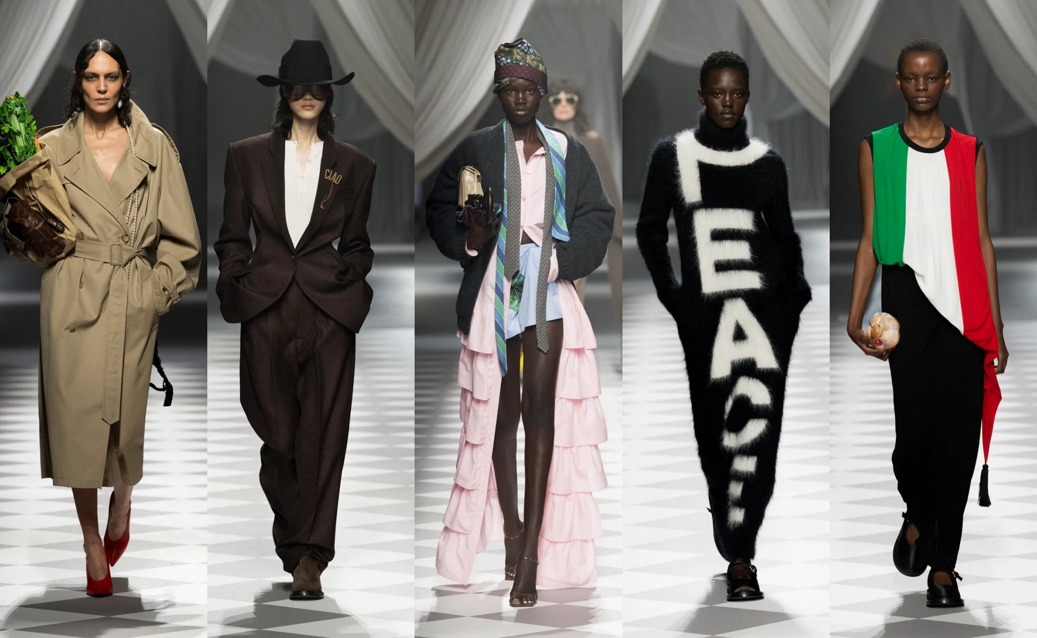 Koleksi Moschino Milan Fashion Week Fall/Winter 2024