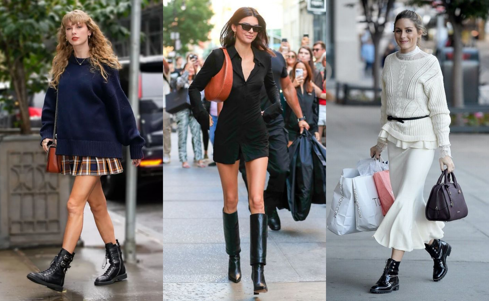 Taylor Swift, Kendall Jenner, & Olivia Palermo tampil menarik dengan sepasang sepatu boots wanita