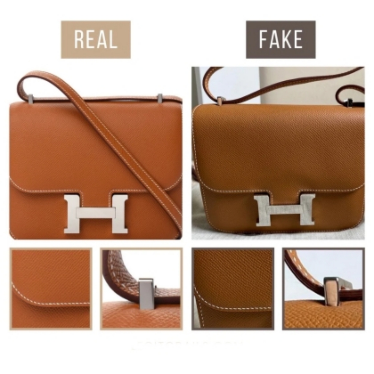 Perhatikan tampilan tas Hermès Constance