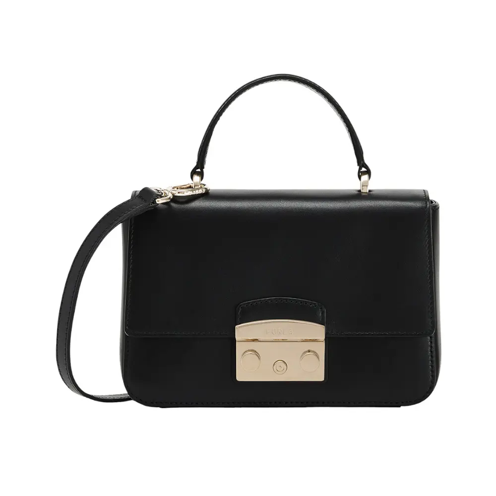 Metropolis Mini Top Handle Bag Black