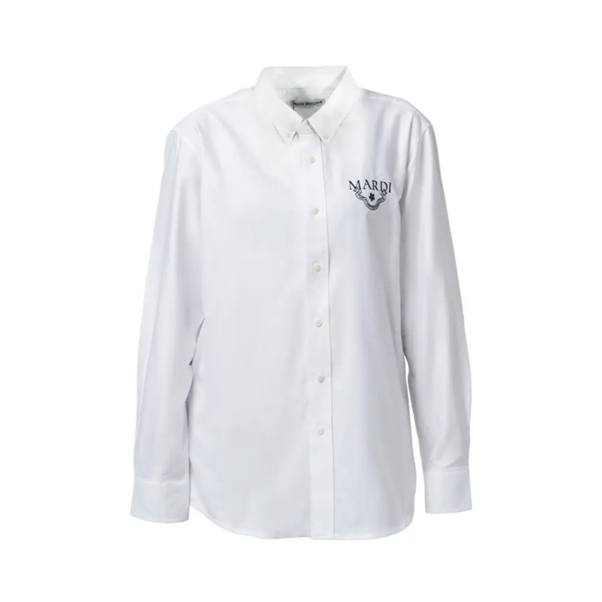 Mardi Mercredi Oxford Shirt Alumni Classique White Black