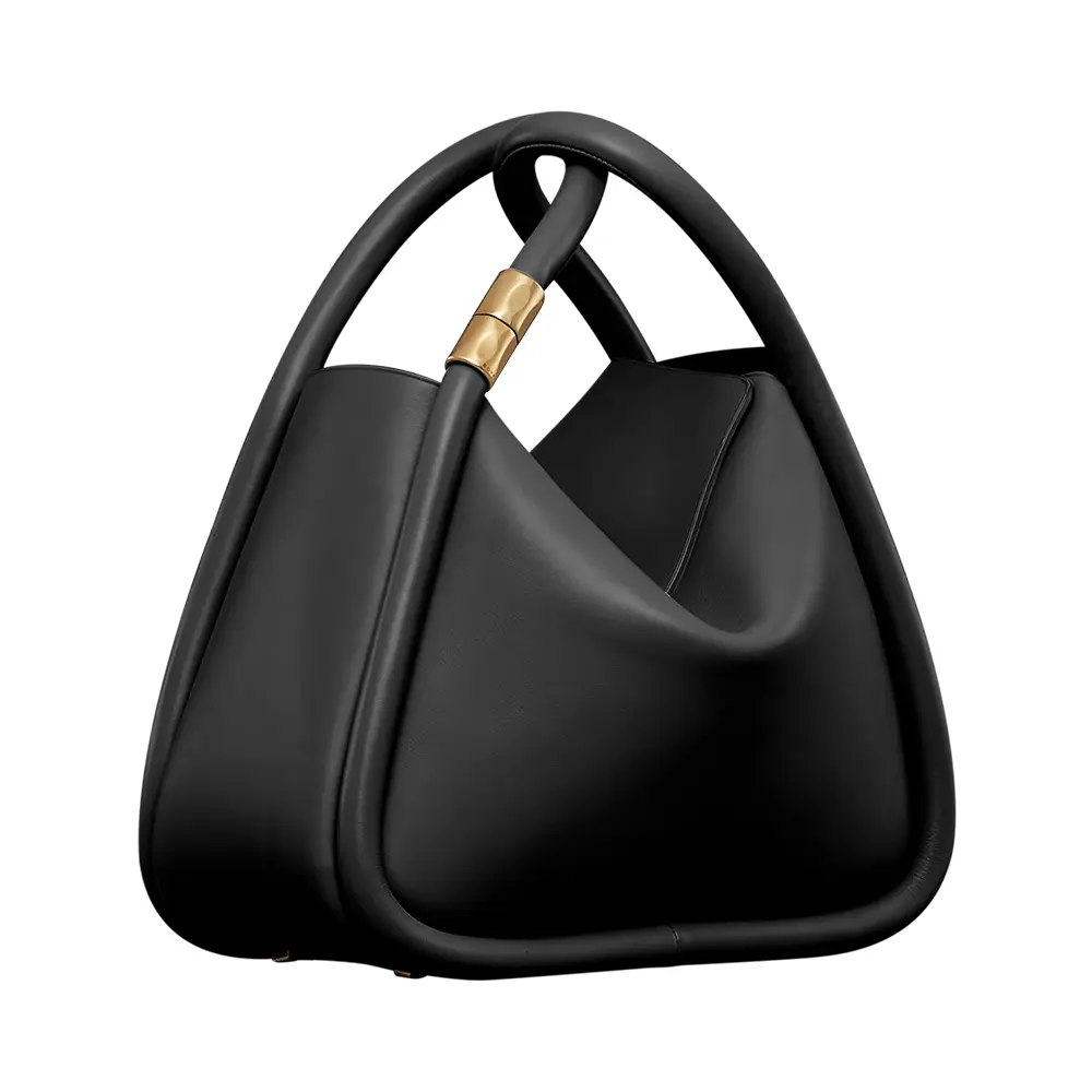 Boyy Wonton 25 Leather Handbag Black
