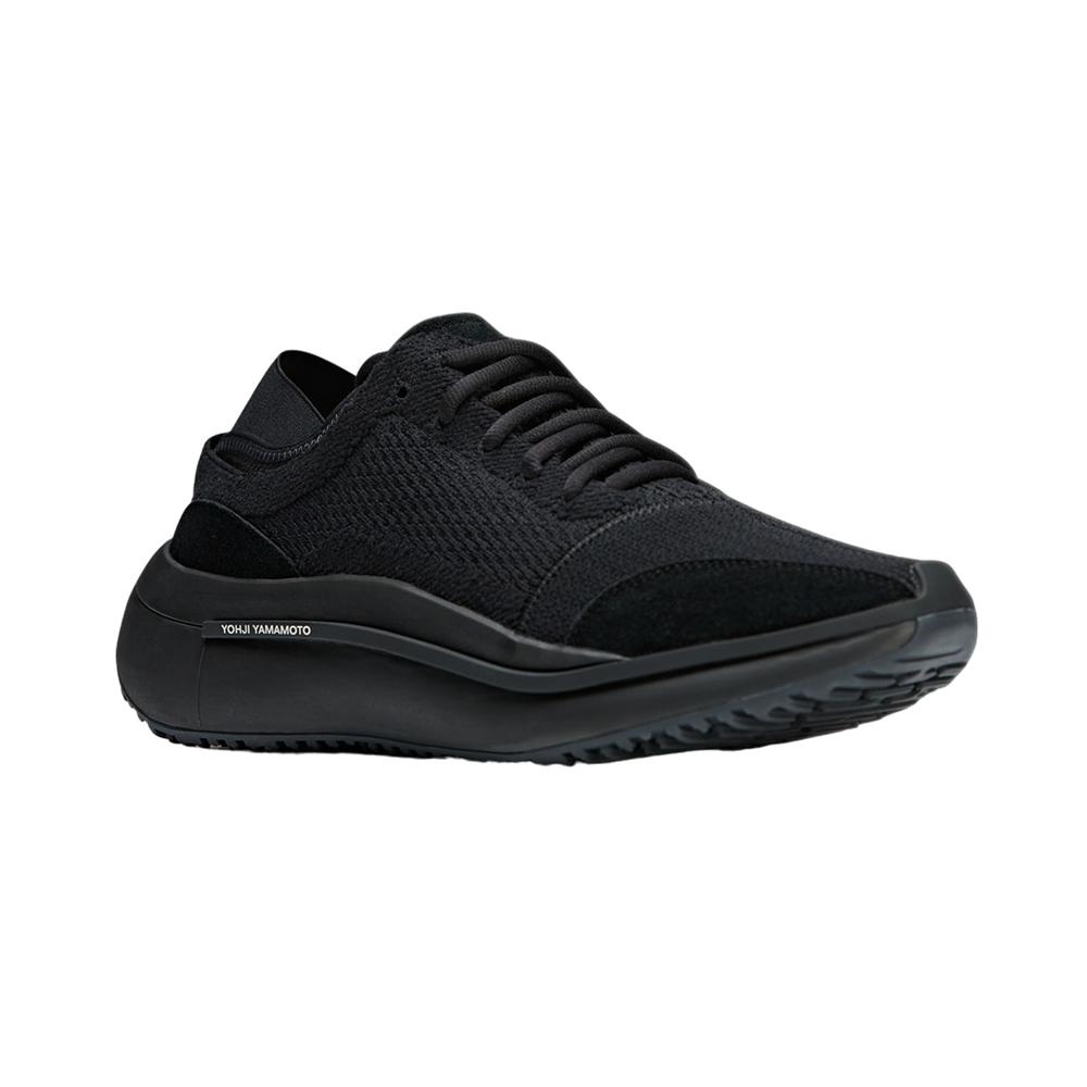 Y-3 Qisan Knit Low-Top Sneakers All Black