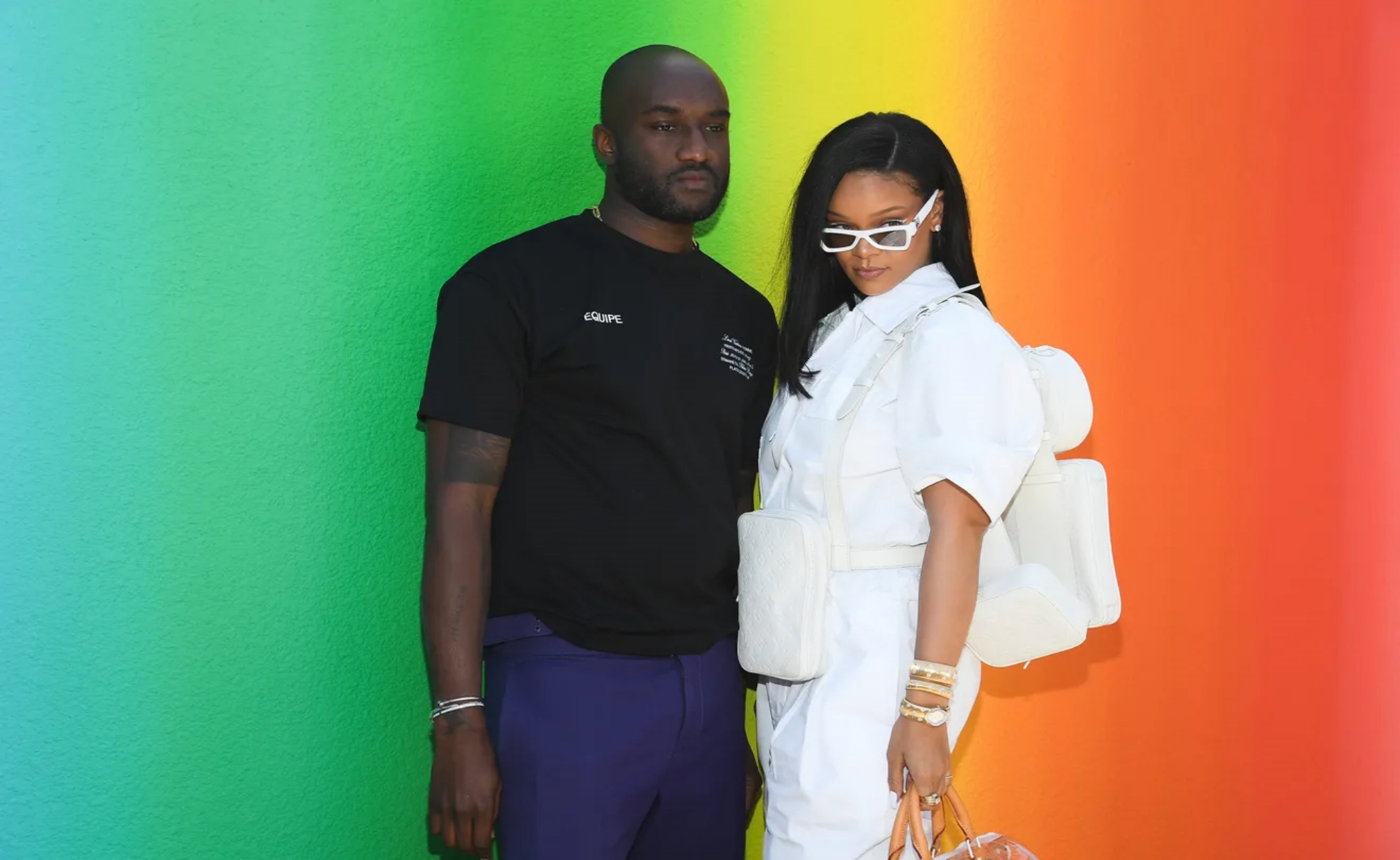 Virgil Abloh bersama Rihanna