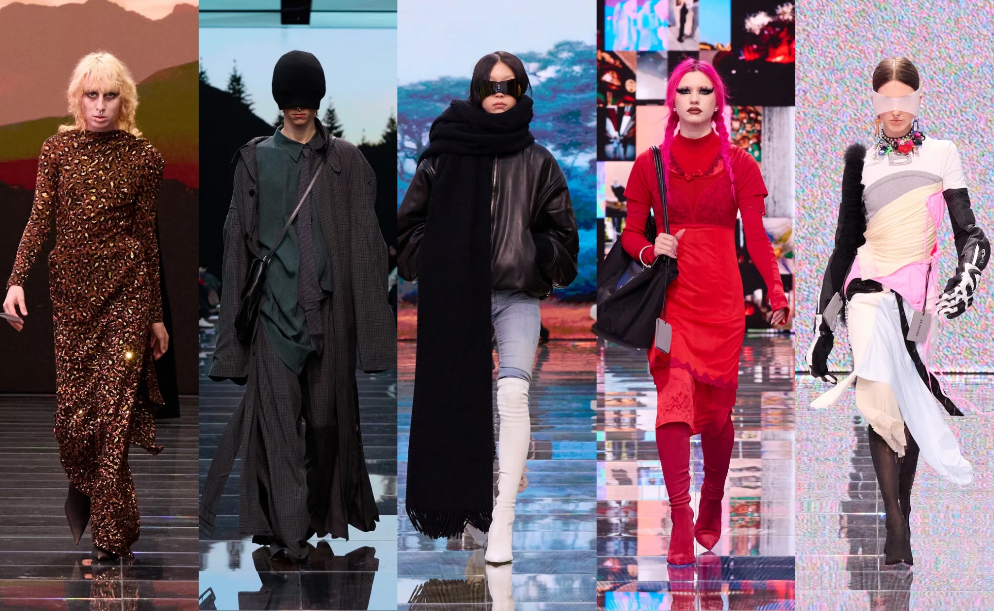 Koleksi Balenciaga Paris Fashion Week Fall/Winter 2024