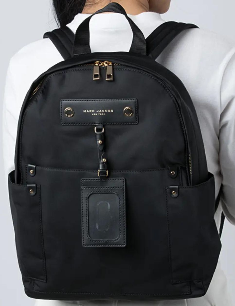 Marc Jacobs Preppy Large Backpack Nylon Black