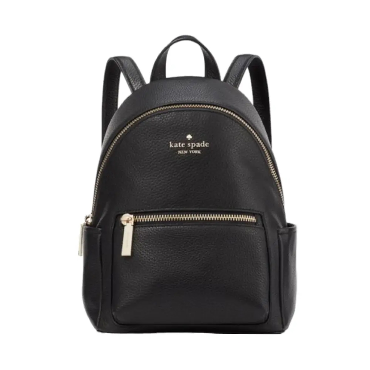 Kate Spade Leila Mini Dome Backpack Pebbled Leather Black