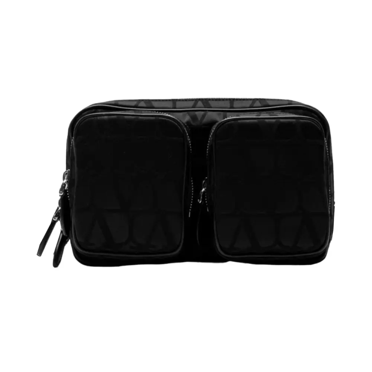 Valentino Garavani Toile Iconographe Messenger Bag Black