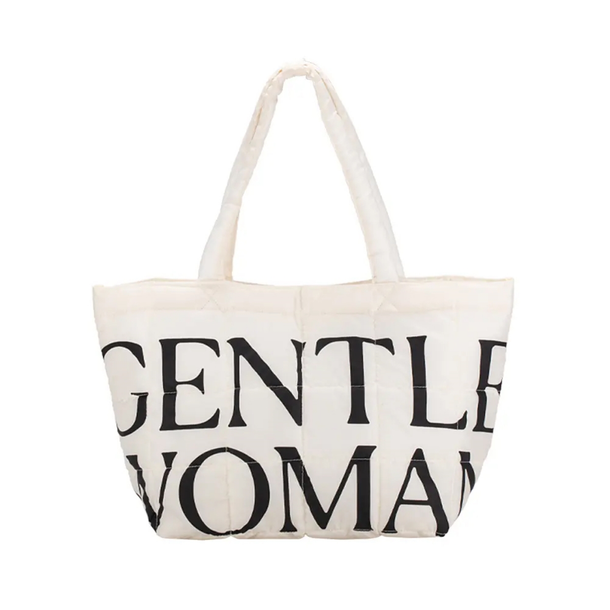 Gentlewoman Puffer Large Tote Bag Cream