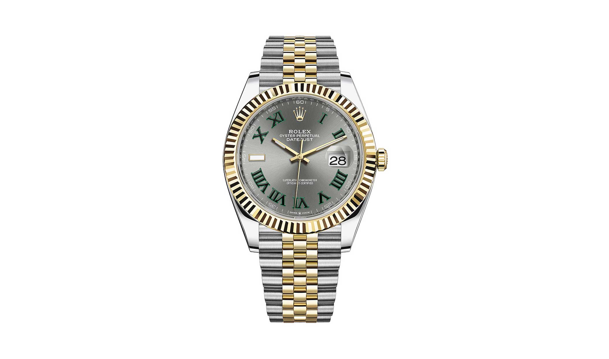 Rolex Datejust 41 - 126333 Wimbledon Jubilee Steel-YG