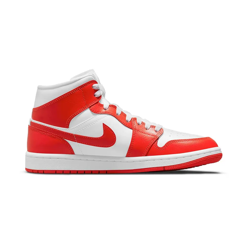 Air Jordan 1 Mid Habanero Red Women