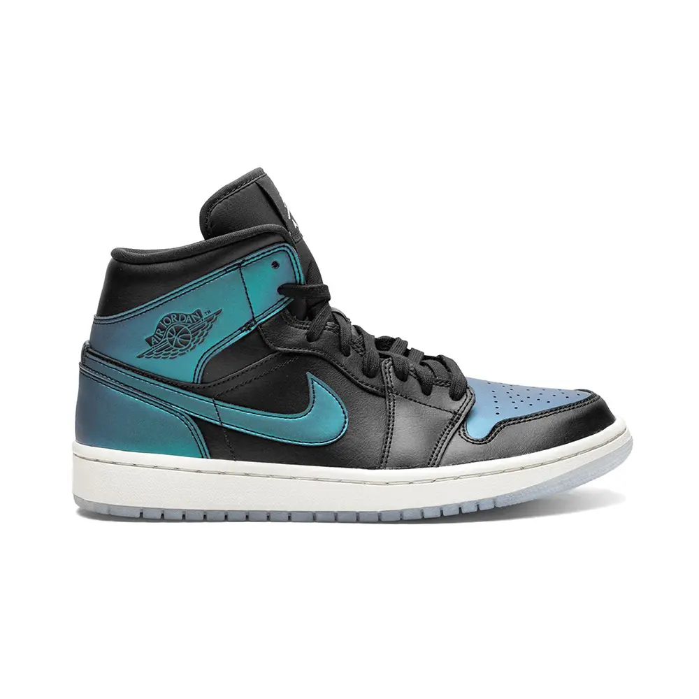 Air Jordan 1 Mid Iridescent Black Women