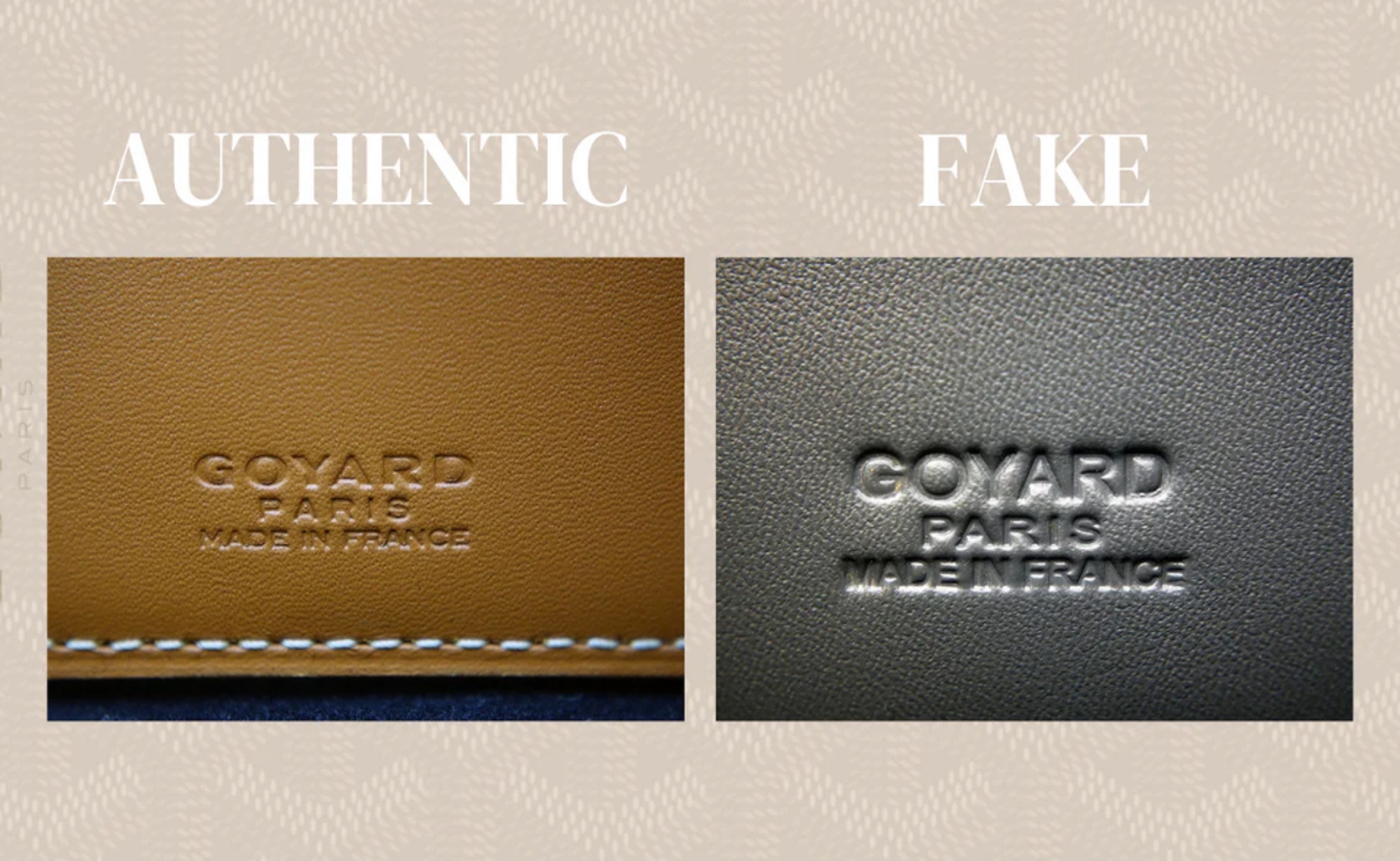 Marking tas Goyard 