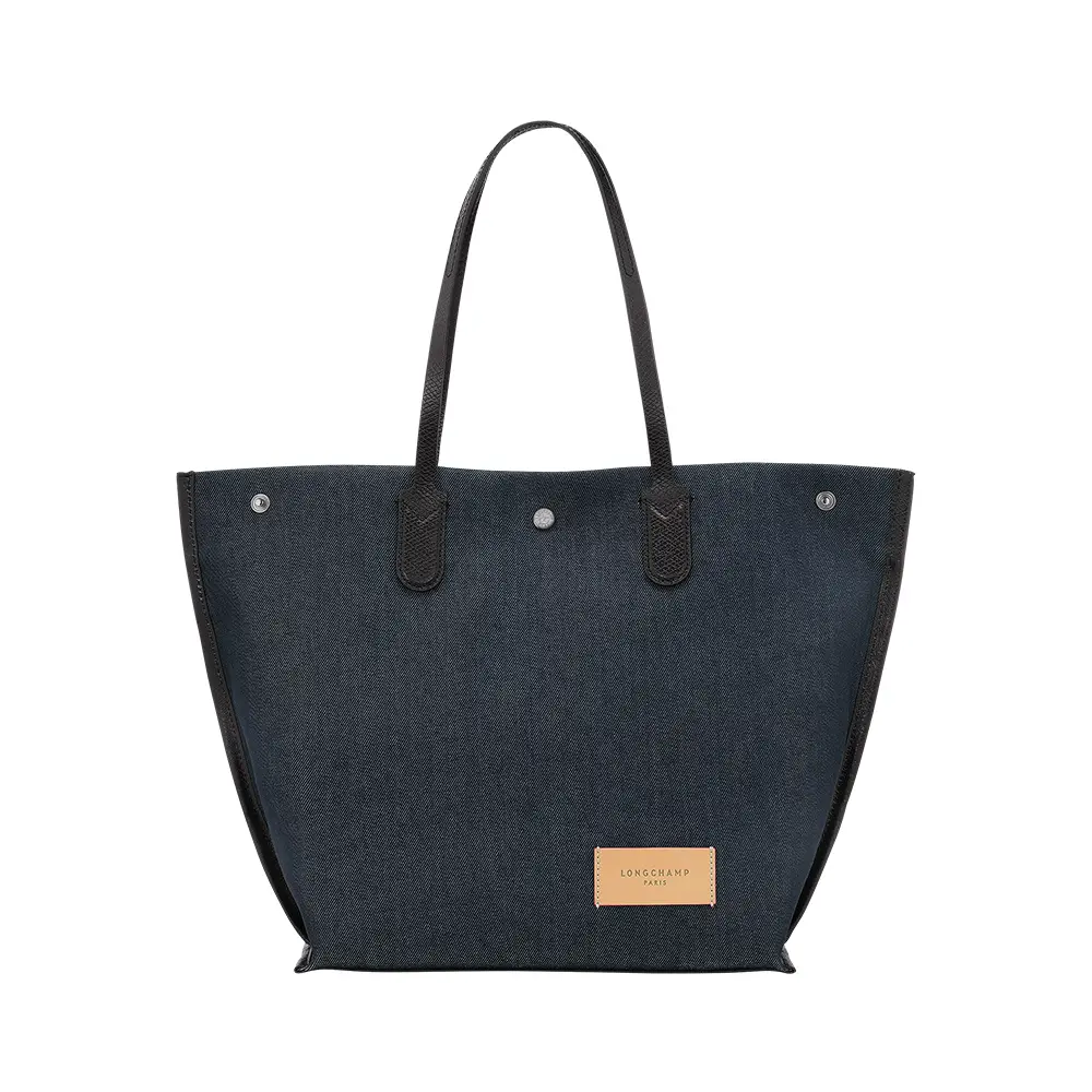 Longchamp Essential Large Tote Bag Canvas Denim