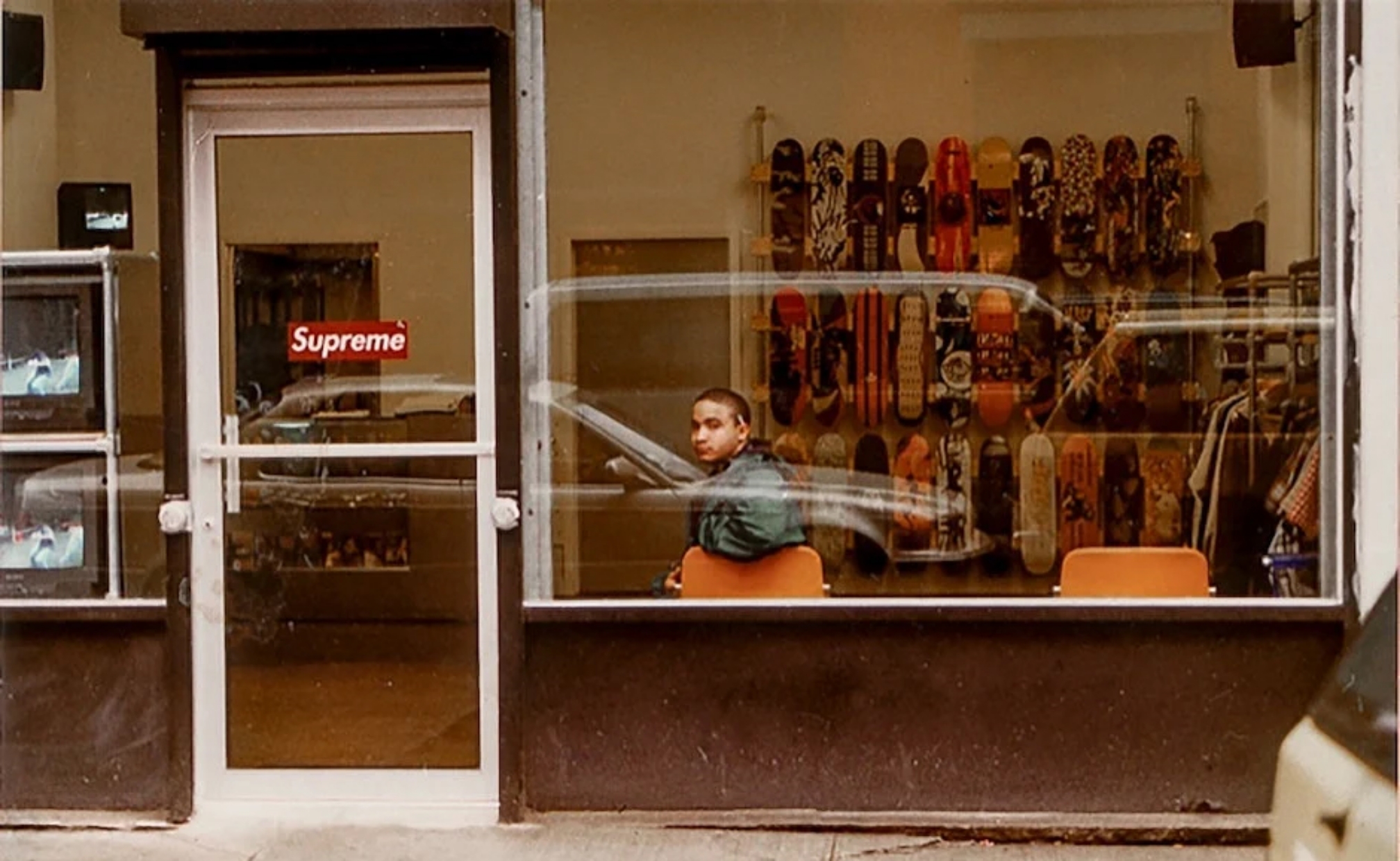 Store Supreme lama di Lafayette Street di Lower Manhattan, New York