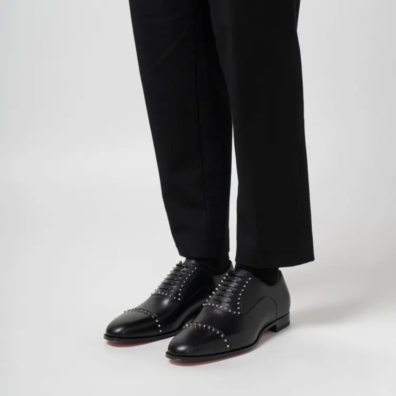 Christian Louboutin Cloocloo Oxford Shoes Black