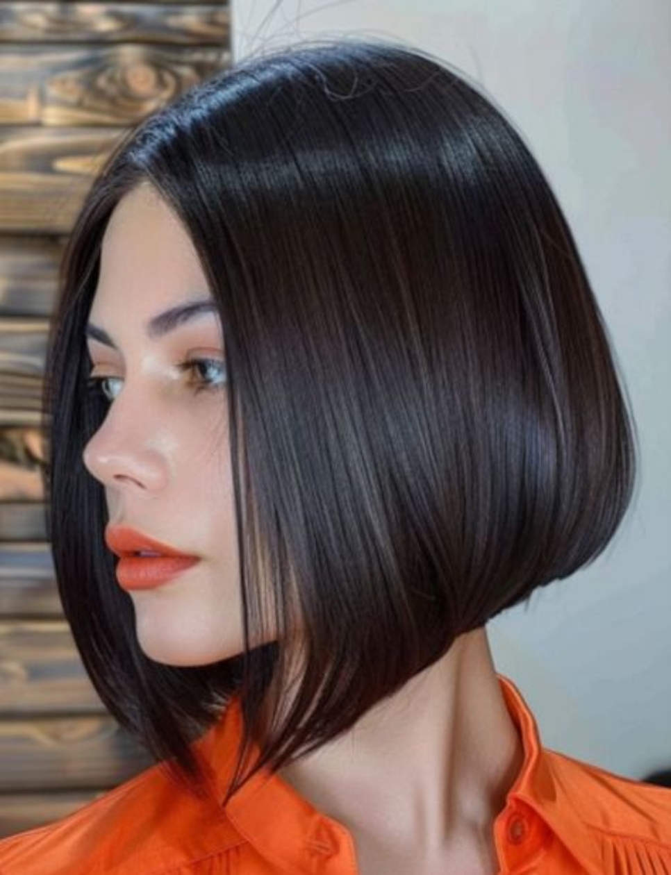 Model potongan rambut angled bob