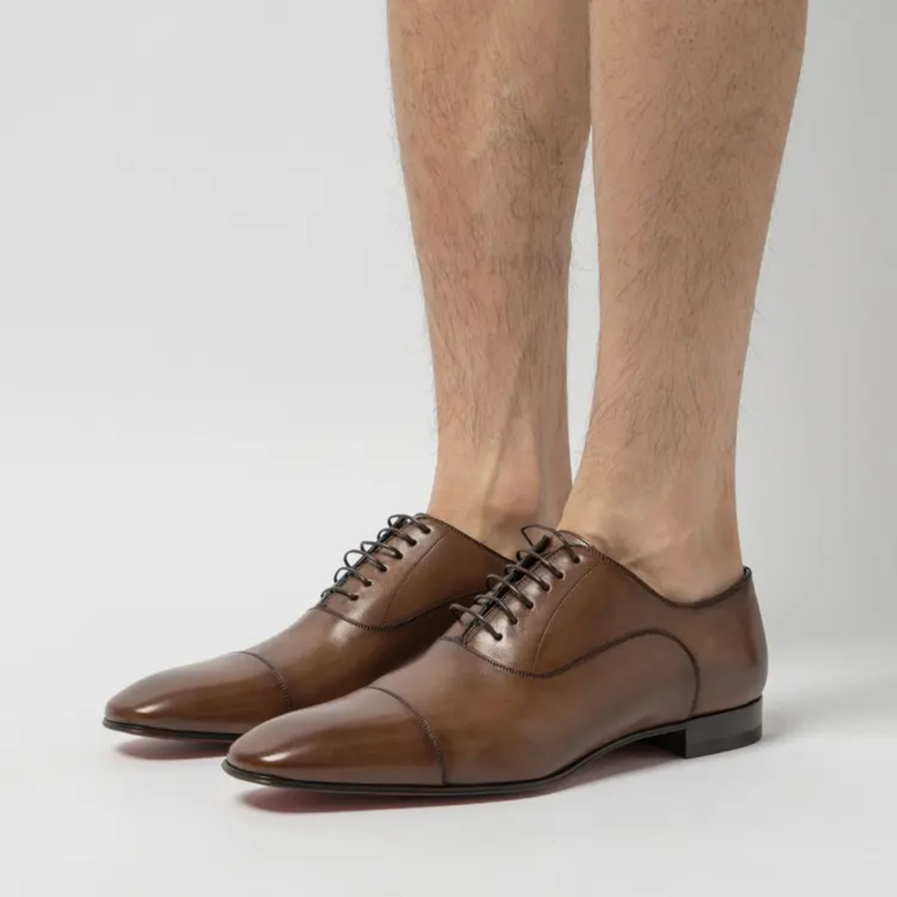 Christian Louboutin Greggo Derby Shoes Brown