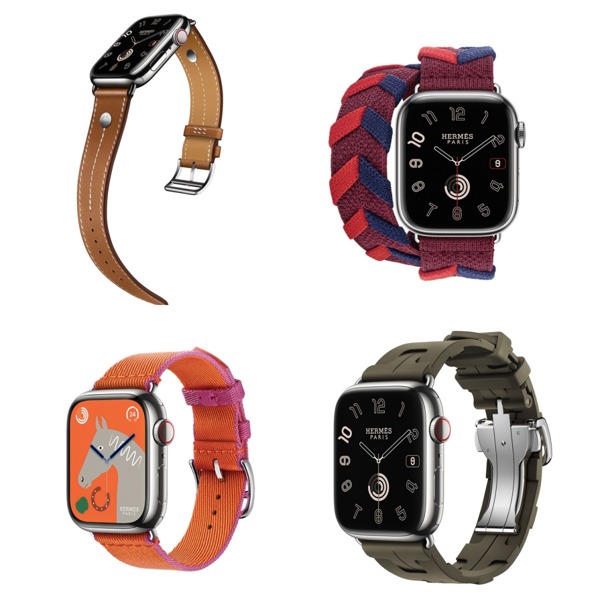 Strap Hermès x Apple Watch Series 9