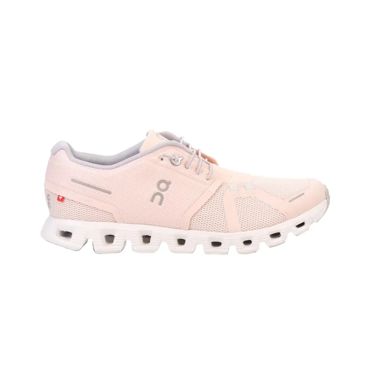 ON Cloud 5 Running Sneakers Shell White Woman 