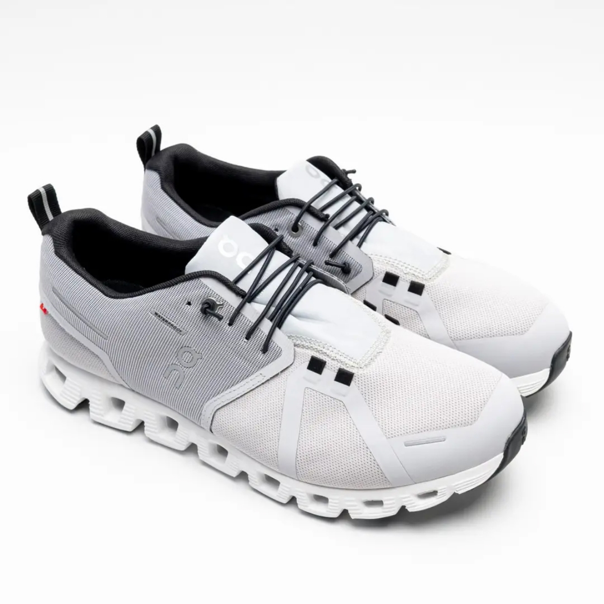 ON Cloud 5 Waterproof Running Sneakers Glacier White Man