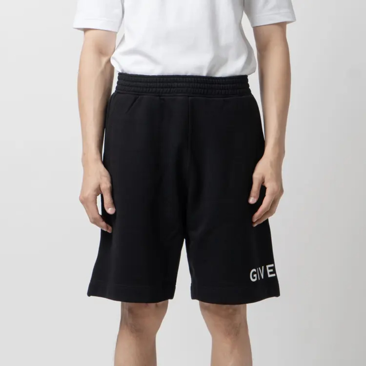 Givenchy Archetype Bermuda Shorts in Fleece Black