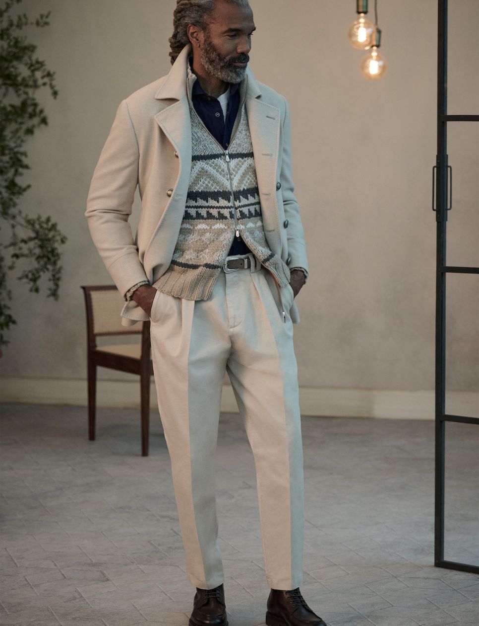 Salah satu koleksi ready-to-wear pria Brunello Cucinelli