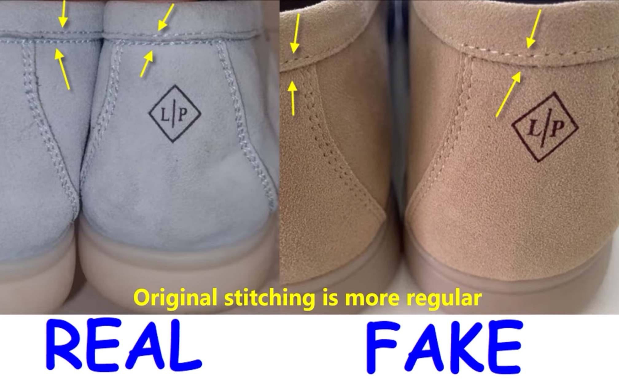 Stitching pada heel