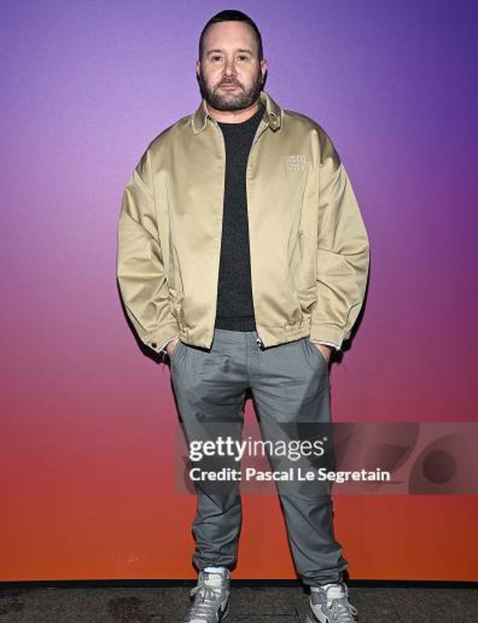 Kim Jones attends the Louis Vuitton Fall/Winter 2022/2023 show as part of Paris Fashion Week on January 20, 2022 in Paris, France. (Photo by Pascal Le Segretain/Getty Images For Louis Vuitton )