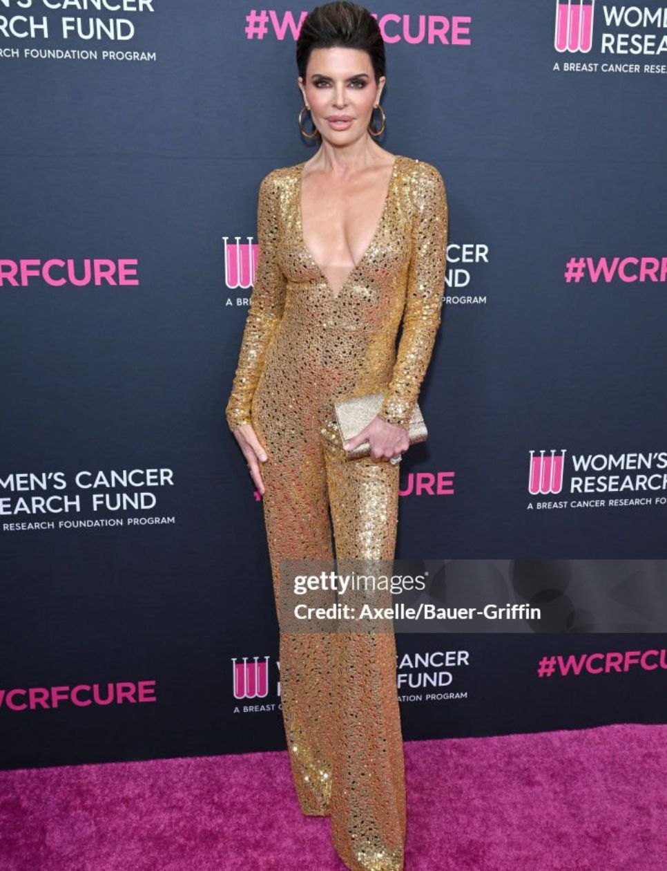 Lisa Rinna attends The Women's Cancer Research Fund's An Unforgettable Evening Benefit Gala 2023 at Beverly Wilshire, A Four Seasons Hotel on March 16, 2023 in Beverly Hills, California. (Photo by Axelle/Bauer-Griffin/FilmMagic