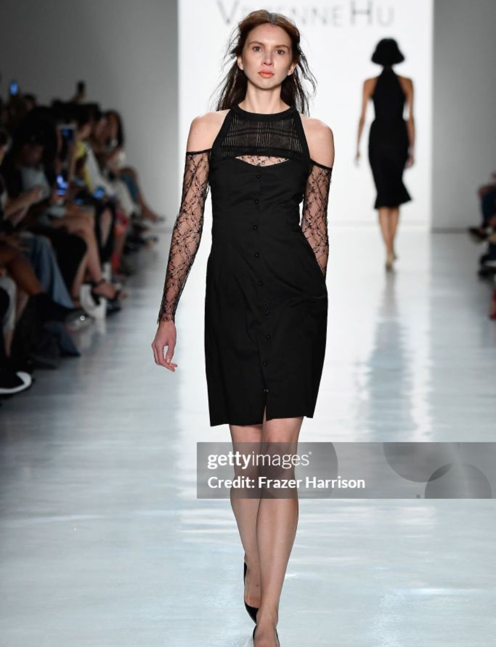 A model walks the runway for Vivienne Hu fashion show during New York Fashion Week: The Shows at Gallery 3, Skylight Clarkson Sq on September 10, 2017 in New York City. (Photo by Frazer Harrison