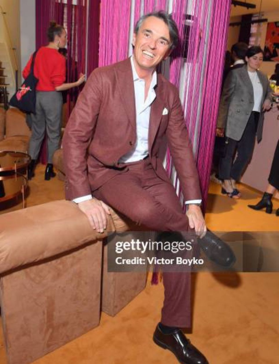 Marco Palmieri attends the Lancel presentation as part of the Paris Fashion Week Womenswear Fall/Winter 2019/2020 on February 27, 2019 in Paris, France. (Photo by Victor Boyko/Getty Images)