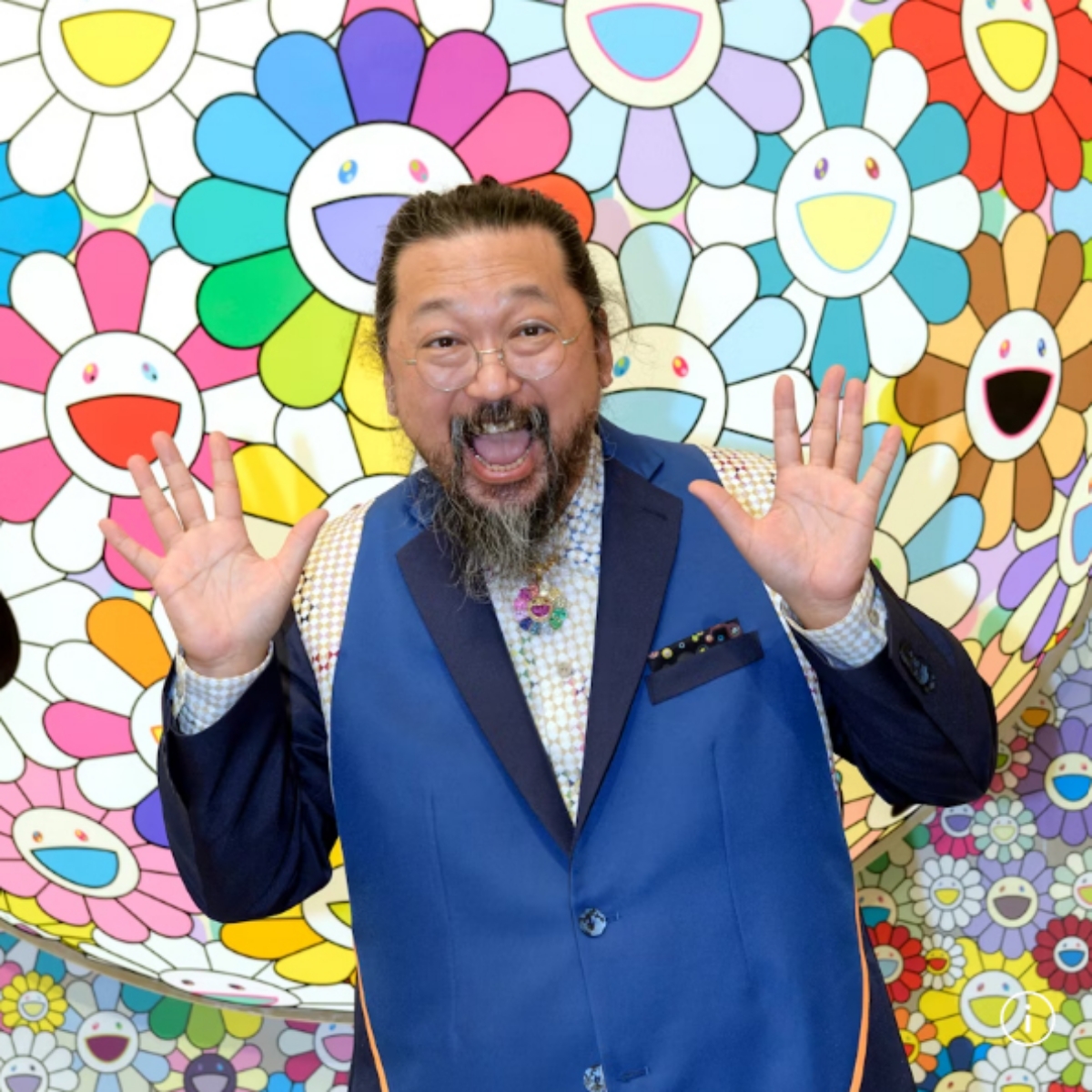 Takashi Murakami (Sumber foto: https://www.fondationlouisvuitton.fr/)