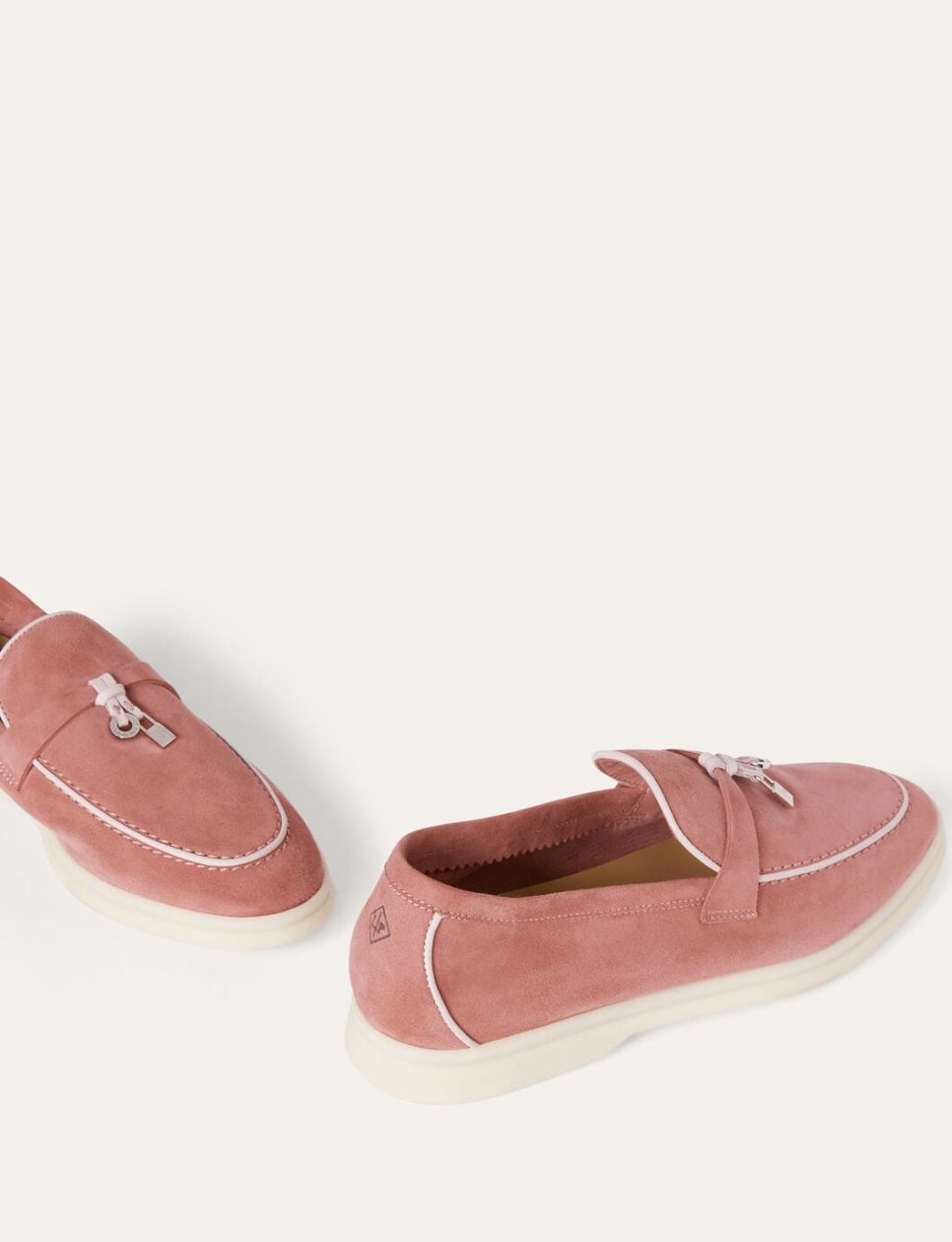 Summer Charms Walk Loafers Suede Ancient Blush