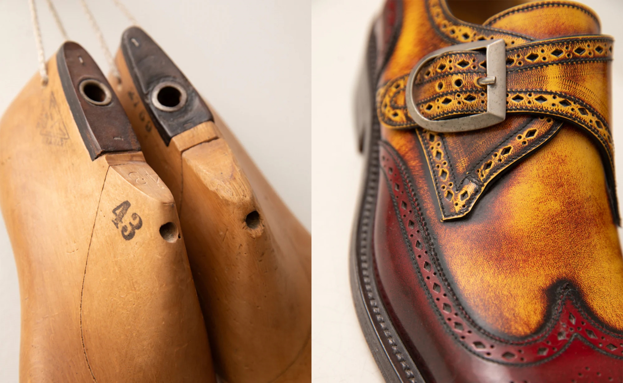 Detail craftsmanship Doucal’s dengan presisi dan desain unik (Sumber foto: https://www.doucals.com/)
