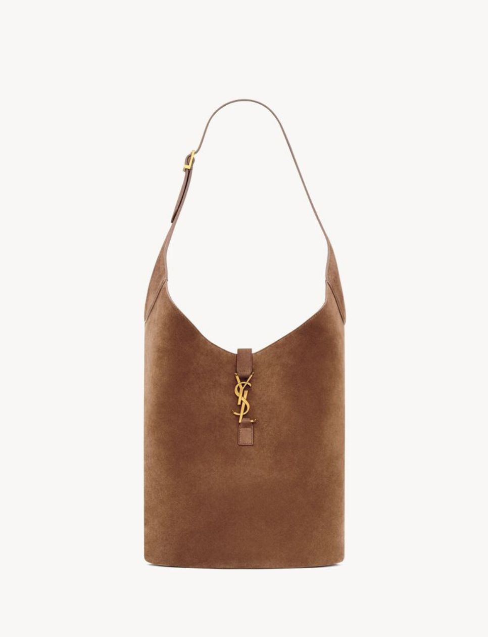  Saint Laurent Le 5 A7 Hobo Suede Caramel Cognac Ghw (source: ysl.com)