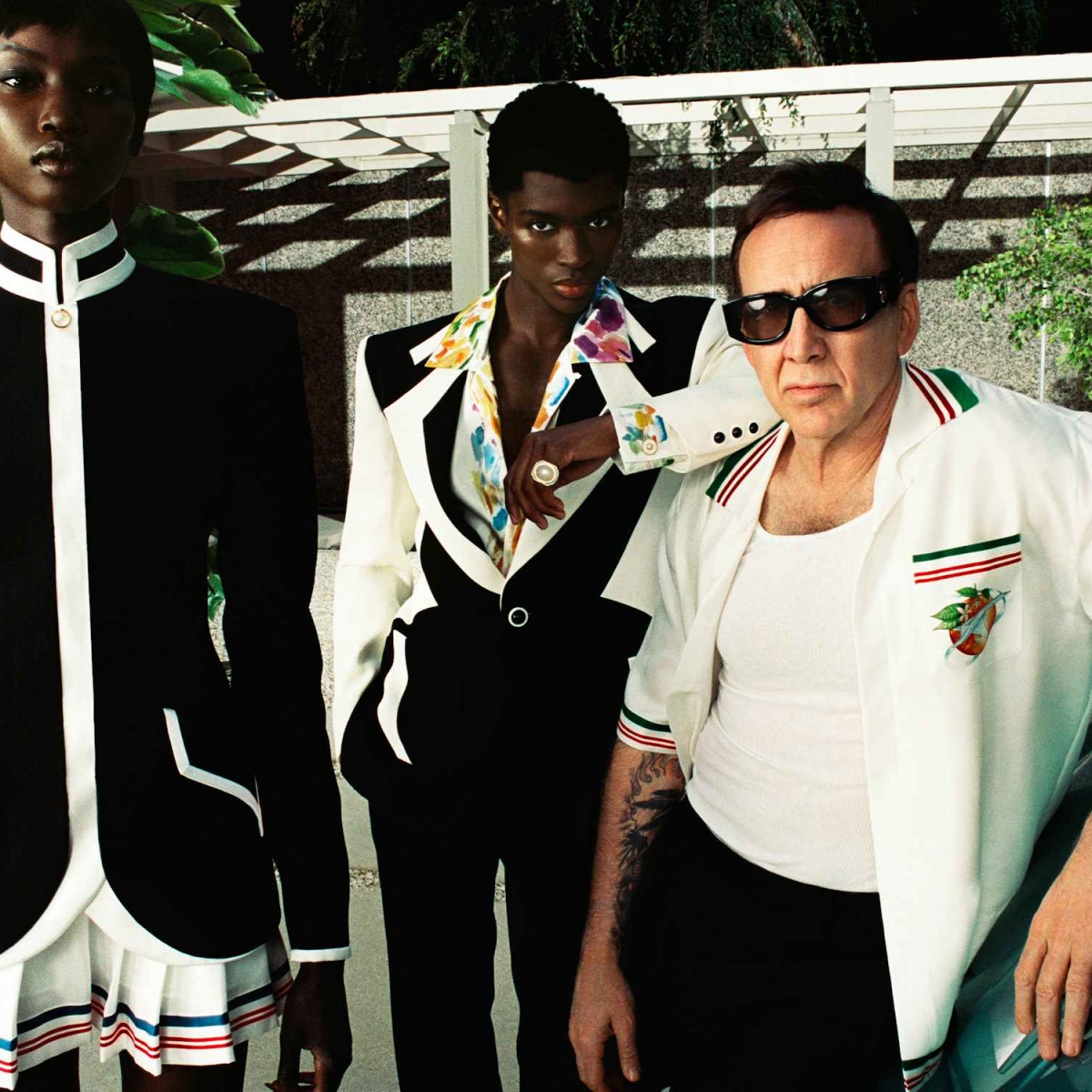 Nicolas Cage untuk kampanye Casablanca (Sumber foto: https://theface.com/)
