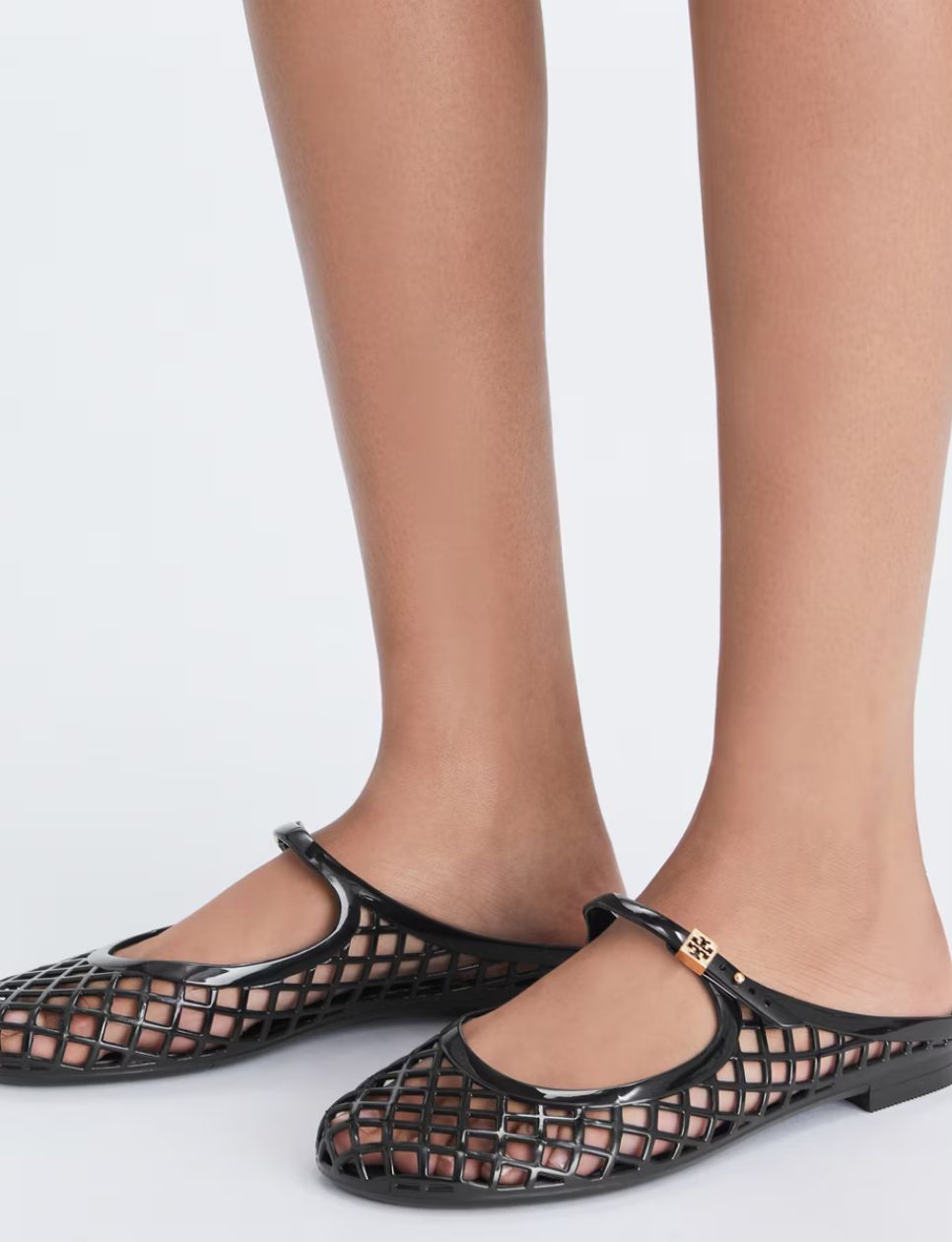 10. Tory Burch Mellow Jelly Mary Janes Black