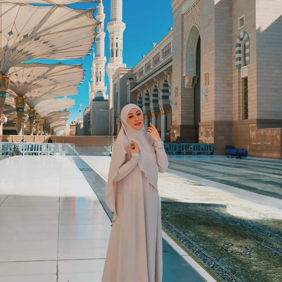 3. Neutral Color Dress