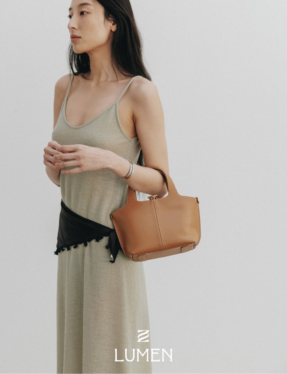 4. Panier Petite Tote Bag Egg Beige