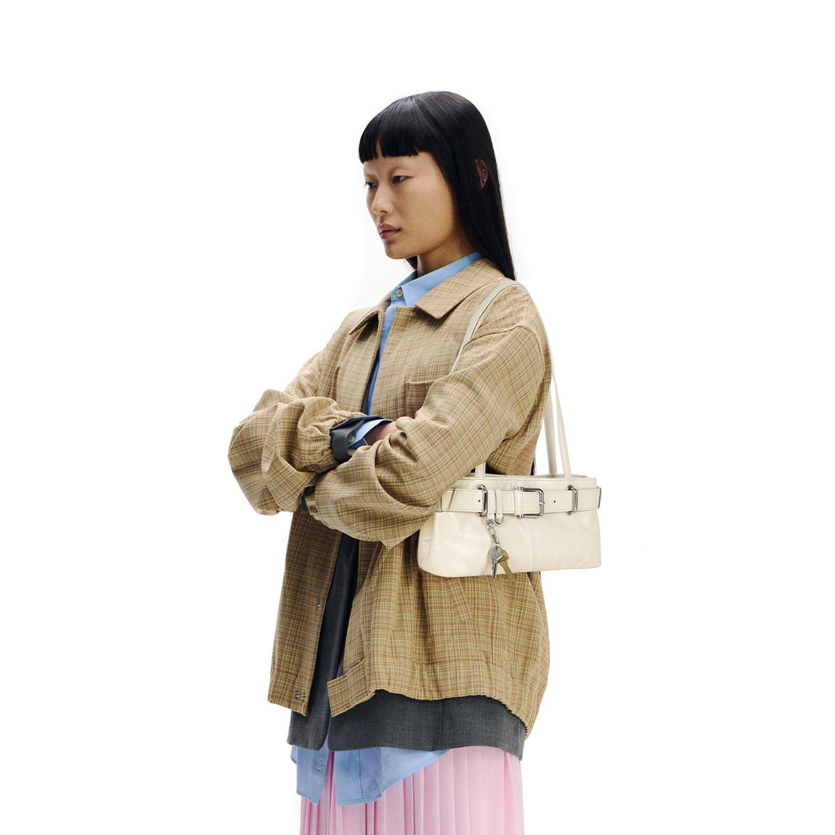 Osoi Shoulder Brocle Mini [Stone Cream] (Sumber foto: https://osoi.co.kr/)